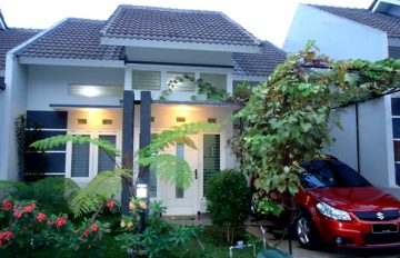 Villa Rumah Daun Batu