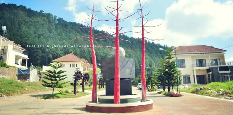 Villa Dengan View Pegunungan Di Batu