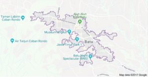 Mencari lokasi wisata sekitar Villa Di Batu yang bisa dikunjungi